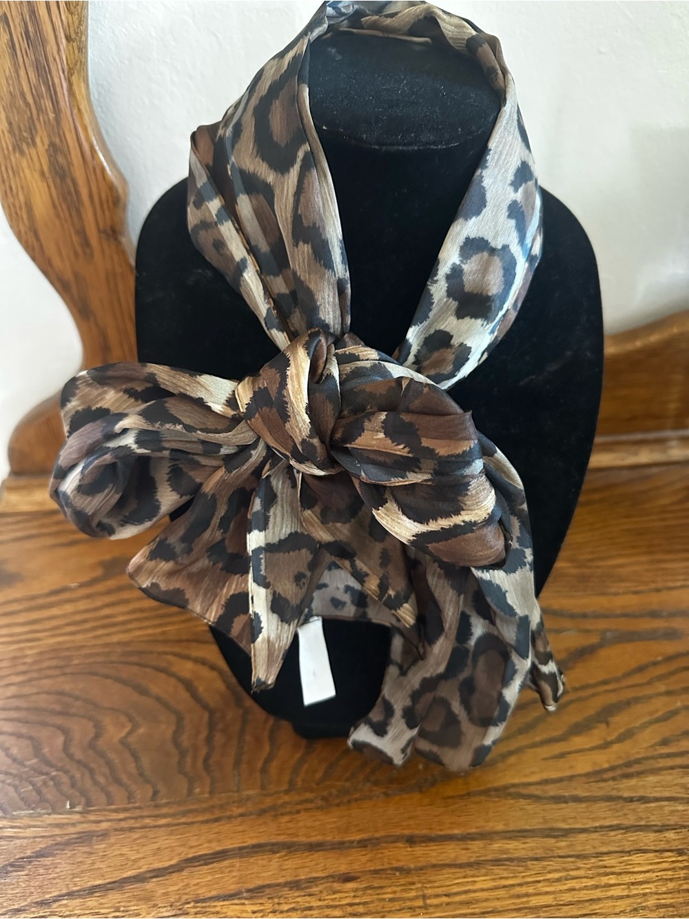 Target Leopard Rectangular Scarf